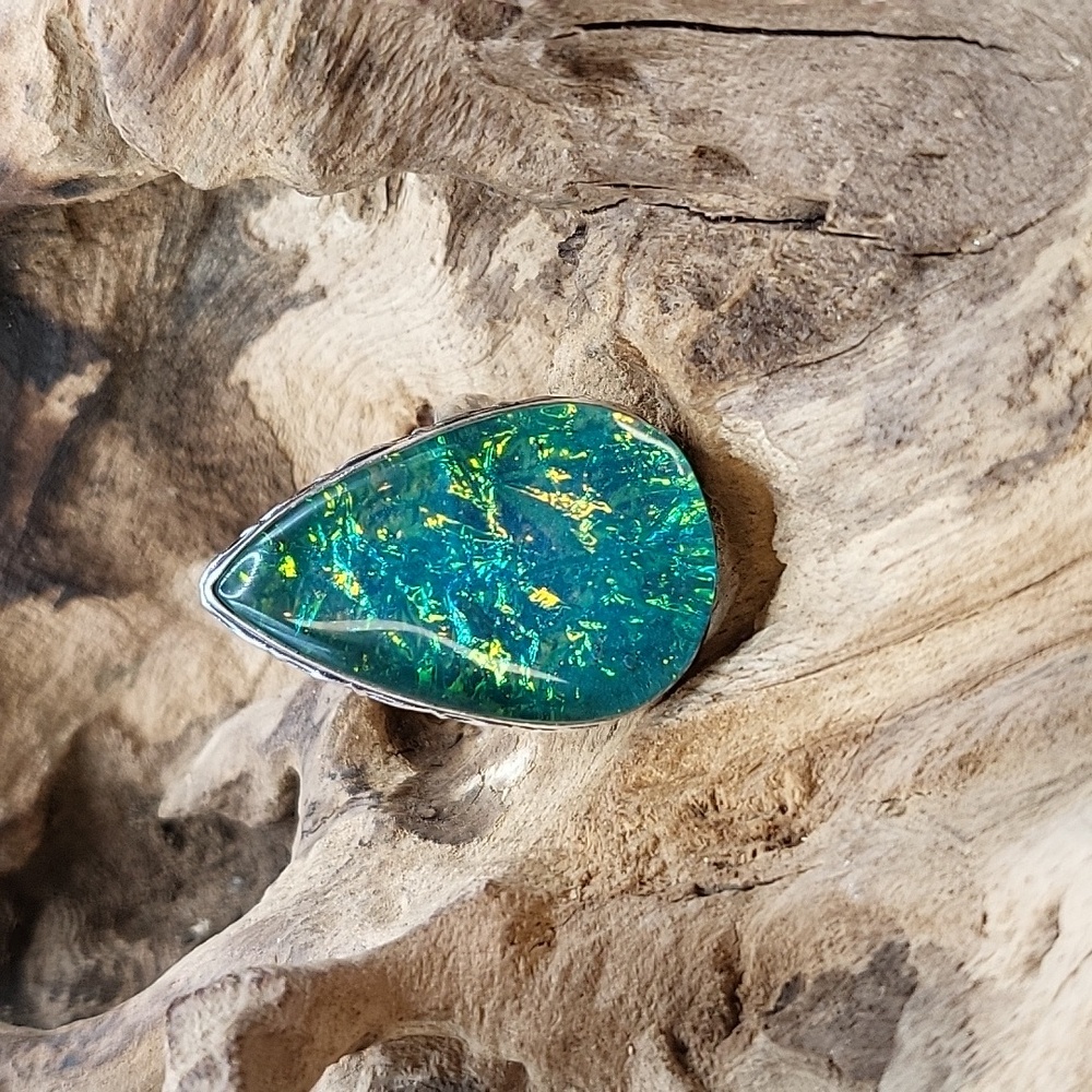 Triplet Opal - Size 7.5 - NWT - 925 Plated